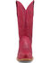 Image #4 - Black Star Women's Paradise Western Boot - Snip Toe, Fuchsia, hi-res