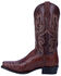 Image #3 - Dan Post Men's Bayou Exotic Caiman Western Boots - Square Toe, Brown, hi-res