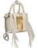 Image #2 - Wrangler Cowhide Mini Fringe Tote Keychain, Beige, hi-res