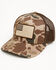 Image #1 - Ariat Boys' Camo Print American Flag Ball Cap, Camouflage, hi-res