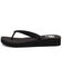 Image #2 - Yellow Box Women's Jello Rhinestone Sandals, Black, hi-res