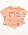 Image #1 - Shyanne Toddler Girls' Western Shirt Short Sleeve Graphic Tee, Rose, hi-res
