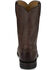 Image #5 - Justin Men's 10" Ted Roper Western Boots - Round Toe, Dark Brown, hi-res