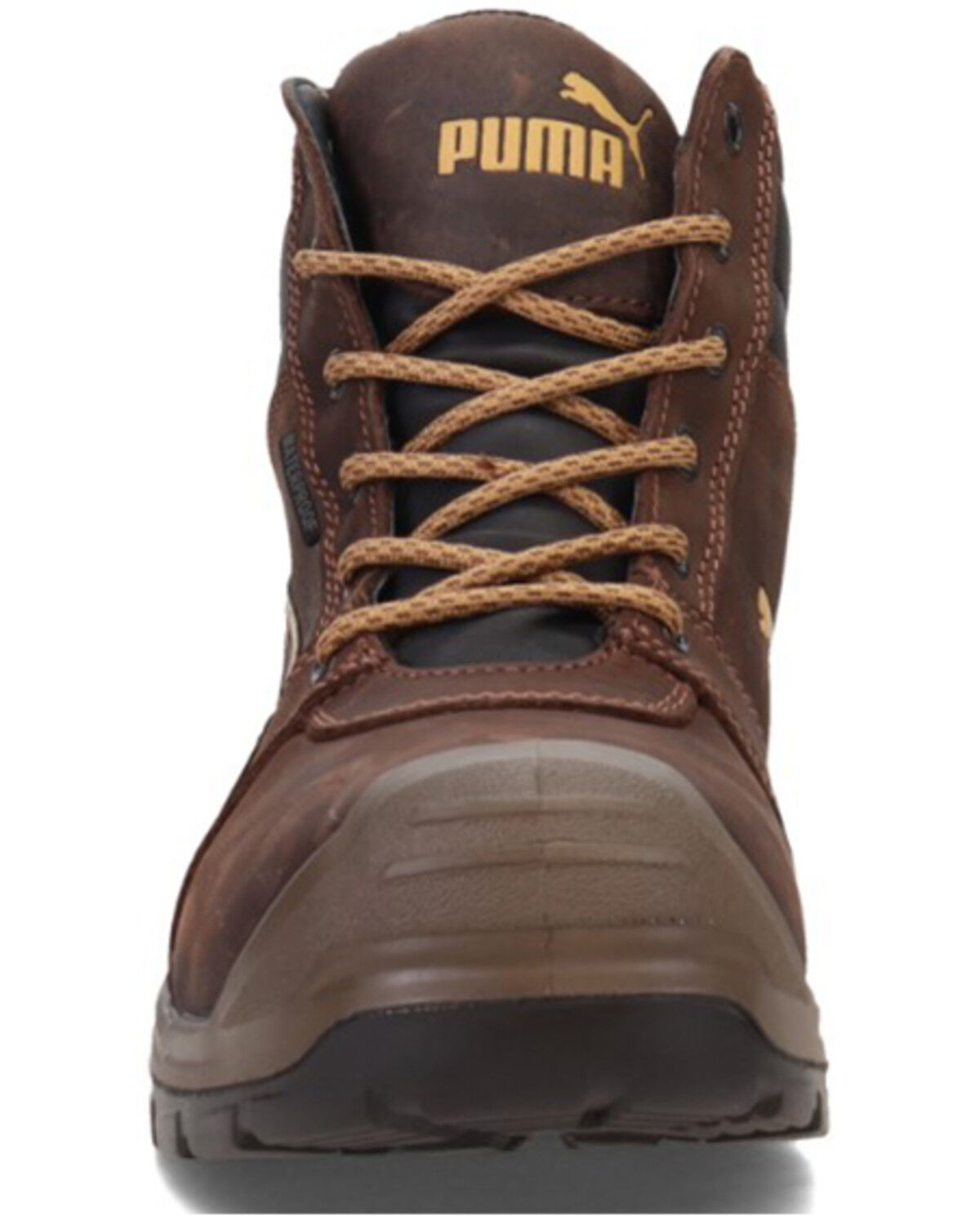 Image #4 - Puma Safety Men's Tornado CTX Mid Waterproof Work Boots - Soft Toe, Brown, hi-res