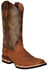 Image #1 - Ferrini Men's French Calf Leather Cowboy Boots - Square Toe, Cafe, hi-res