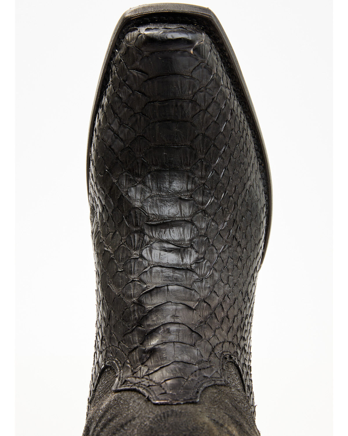 Image #6 - Corral Men's Exotic Python Western Boots - Square Toe, Black, hi-res