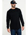 Image #1 - Cody James Men's FR Logo Long Sleeve Stretch Work Shirt, Black, hi-res
