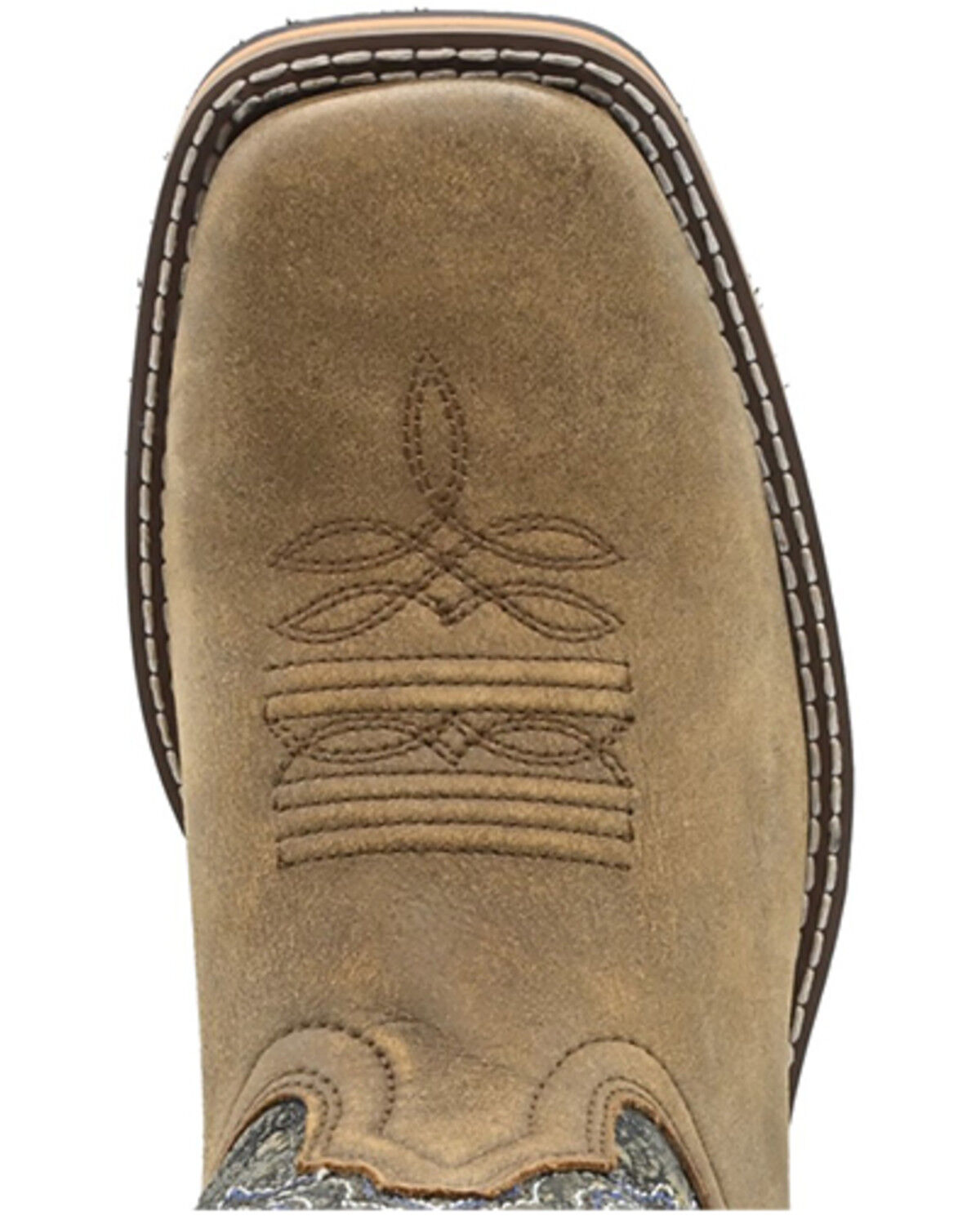 Image #6 - Smoky Mountain Women's Odessa Western Boots - Broad Square Toe, , hi-res
