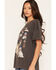 Image #2 - Girl Dangerous Women's Western Dog Short Sleeve Graphic Tee, Black, hi-res