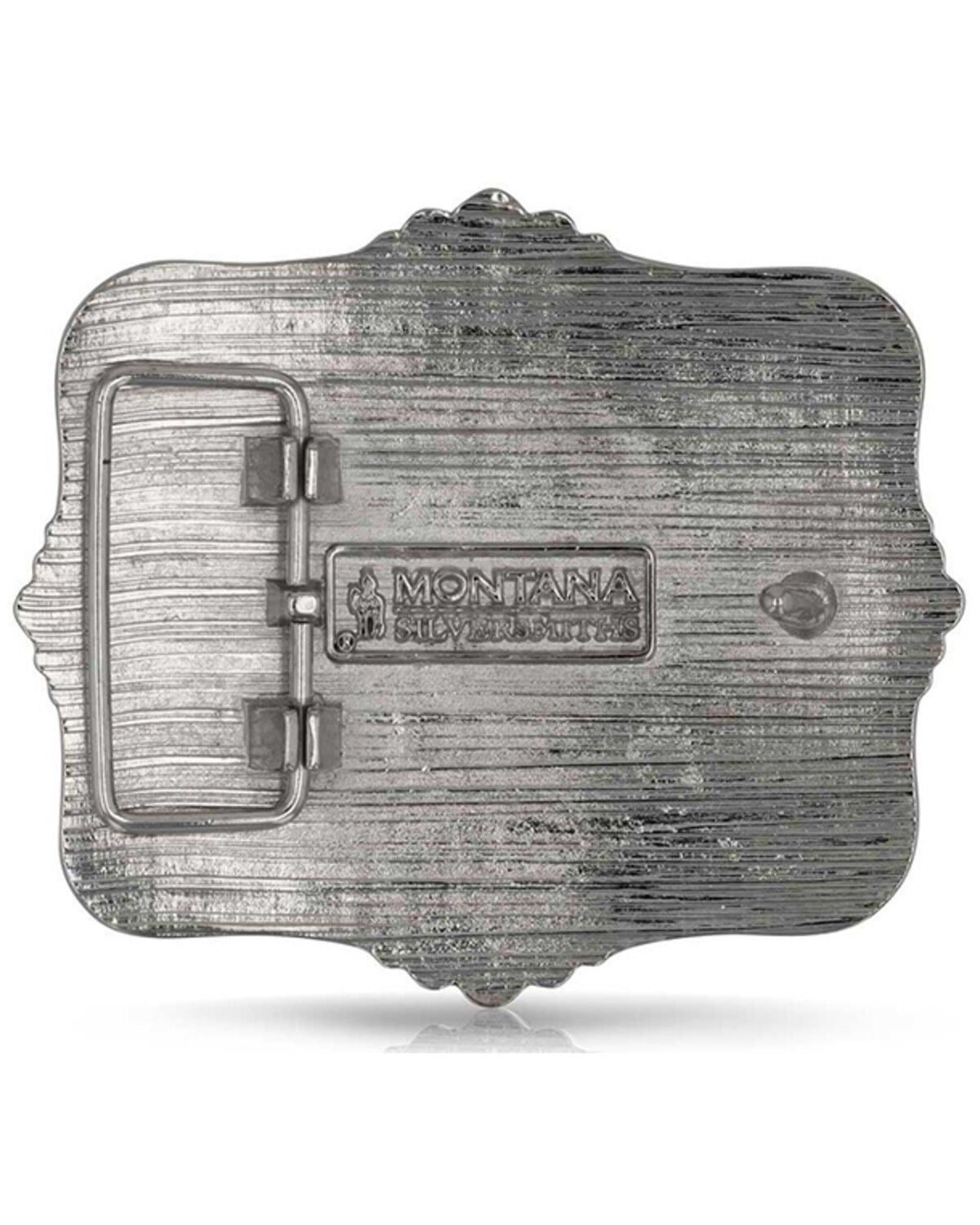 Image #2 - Montana Silversmiths Men's Code Of The West Belt Buckle, Multi, hi-res