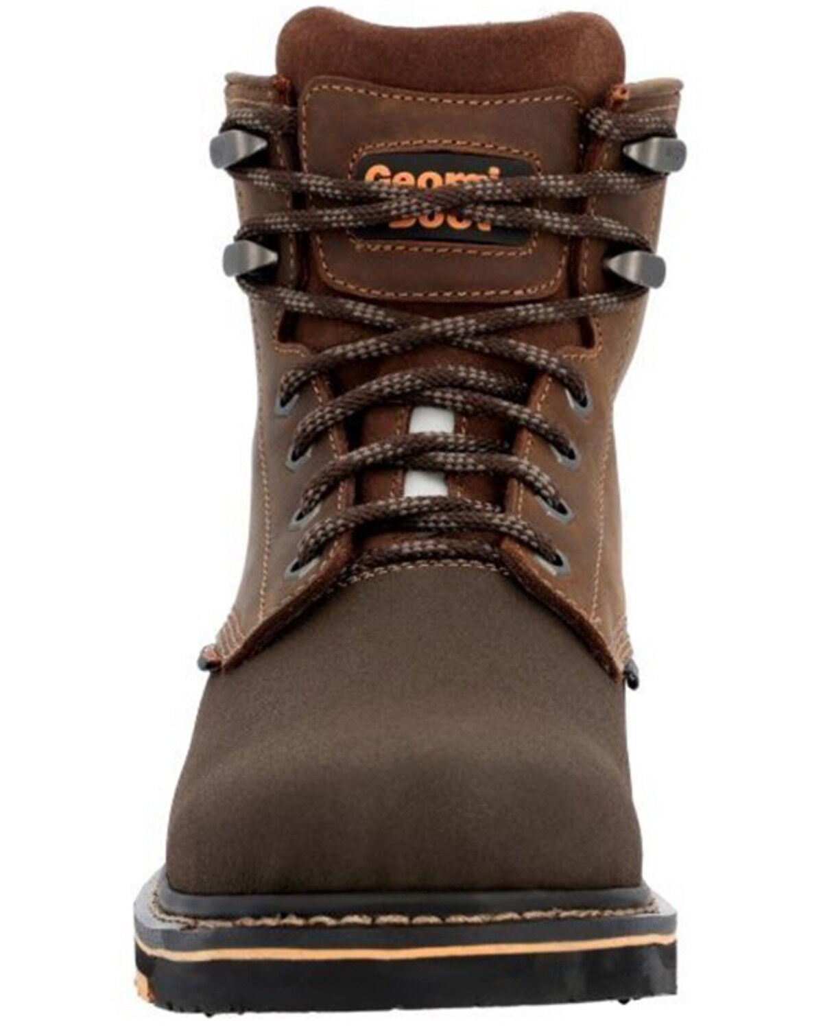 Image #4 - Georgia Boot Men's AMP LT Wedge 6" Lace-Up Work Boots - Composite Toe, Brown, hi-res