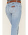 Image #4 - Wrangler Retro Women's Light Wash Mid Rise Hallie Trouser Jeans, Blue, hi-res