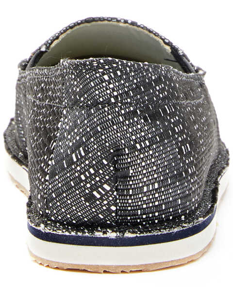 Image #5 - Wrangler Footwear Women's Casual Loafer Shoes - Moc Toe, Black/white, hi-res