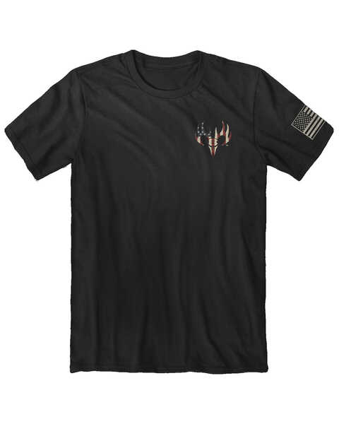 Image #2 - Buckwear Men's Freedom Infringed Short Sleeve Graphic T-Shirt  , Black, hi-res