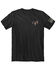 Image #2 - Buckwear Men's Freedom Infringed Short Sleeve Graphic T-Shirt  , Black, hi-res