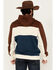 Image #4 - RANK 45® Men's Triple Color Block Hooded Sweatshirt, Tan, hi-res