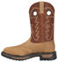 Rocky Men's Original Ride Waterproof Western Boots - Steel Toe, Tan, hi-res