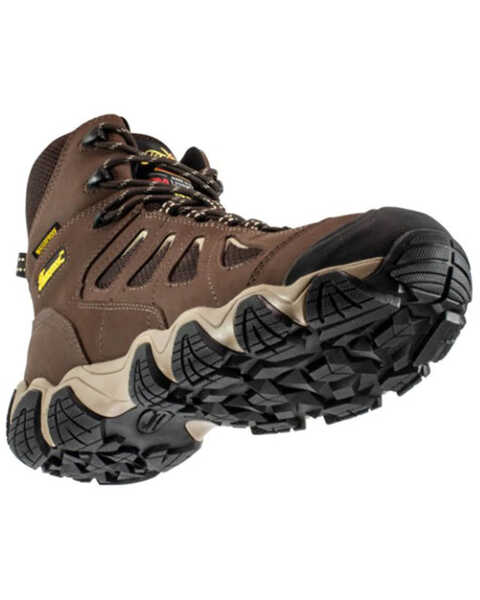 Image #2 - Thorogood Men's Crosstrex Waterproof Work Boots - Soft Toe, Brown, hi-res