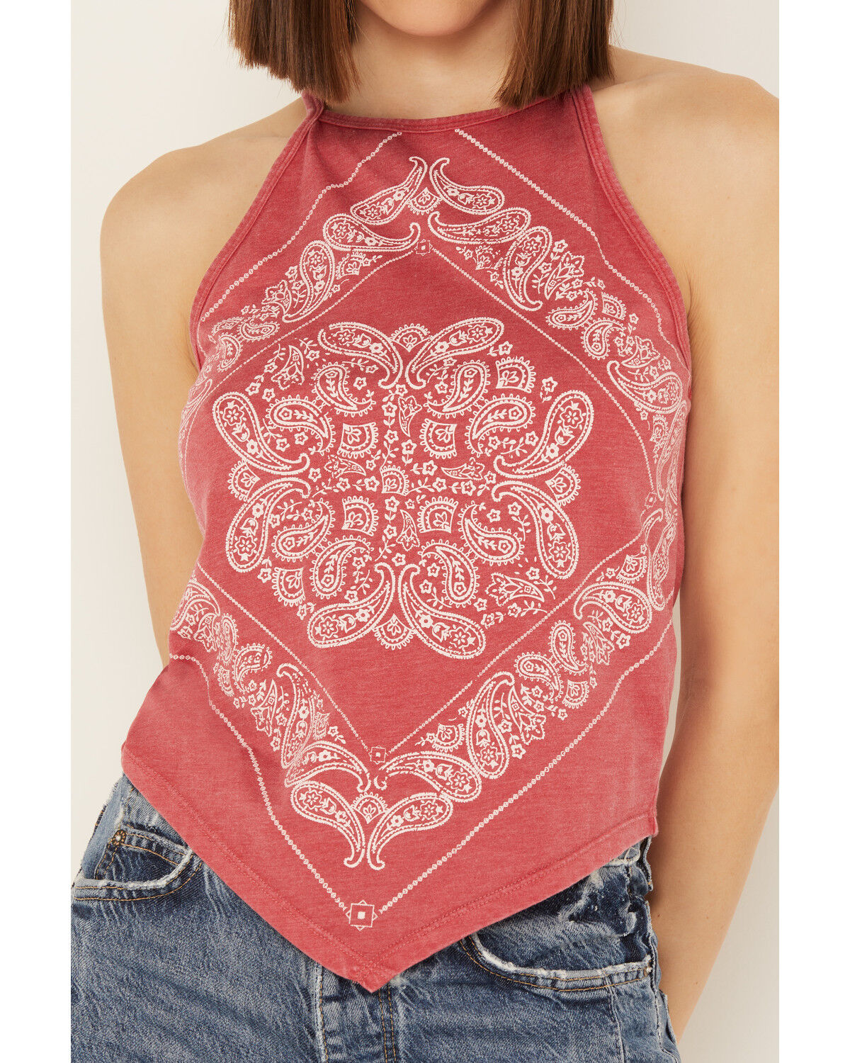 Image #3 - Rock & Roll Denim Women's Bandana Print Sleeveless Tank, , hi-res