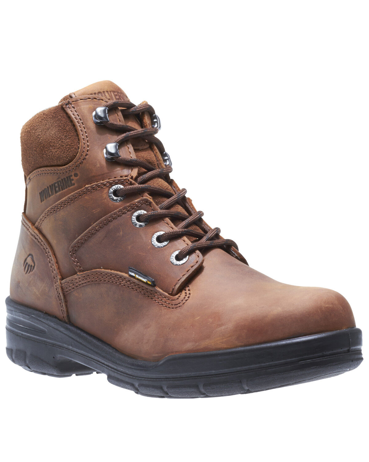 Image #1 - Wolverine Men's Durashocks Work Boots - Steel Toe, Brown, hi-res