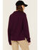 Image #4 - Carhartt Women's Tencel™ Fiber Series Relaxed Fit Half-Zip Sweatshirt, Purple, hi-res