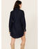 Image #4 - Wrangler Women's Dark Wash Denim Balloon Sleeve Shirt Mini Dress, Dark Wash, hi-res