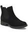 Image #1 - Born Women's Cove Suede Waterproof Chelsea Booties - Round Toe, Black, hi-res