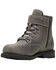 Image #3 - Harley Davidson Men's Vintage Motorcycle Boots - Round Toe, Grey, hi-res