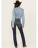 Image #3 - Ariat Women's R.E.A.L. Perfect Rise Madison Stretch Straight Jeans, Dark Wash, hi-res