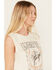 Image #2 - Idyllwind Women's Maude Saddle Up Buttercup Graphic Tank, Ivory, hi-res
