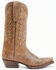 Image #2 - Caborca Silver by Liberty Black Women's Dory Stitch Western Boots - Snip Toe, Brown, hi-res