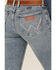 Image #4 - Wrangler Retro Women's Alaina Light Wash Mid Rise Bootcut Stretch Denim Jeans, Light Wash, hi-res