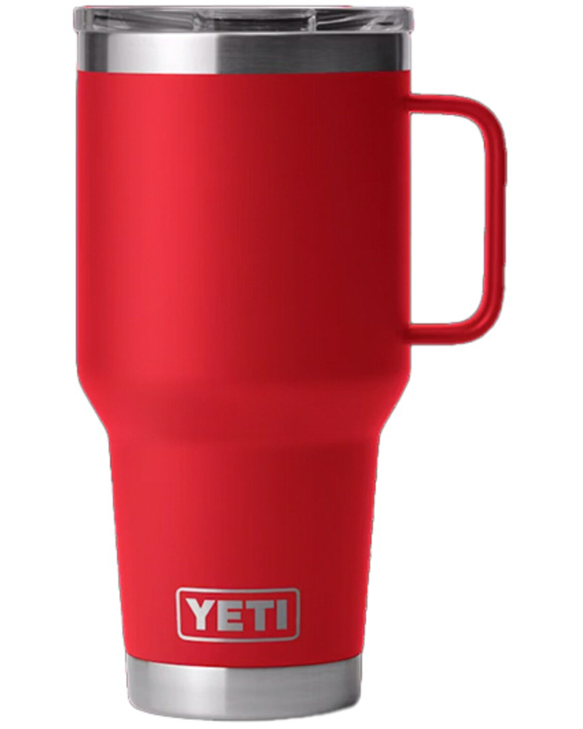 Image #1 - YETI Rambler® Stronghold™ Lid 30oz Travel Mug, Red, hi-res