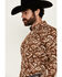 Image #2 - RANK 45&reg; Men's Hopewood Abstract Southwestern Print Long Sleeve Button-Down Stretch Western Shirt, Rust Copper, hi-res