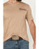 Image #3 - Coors Men's Banquet Bull Rider Short Sleeve Graphic T-Shirt, Sand, hi-res