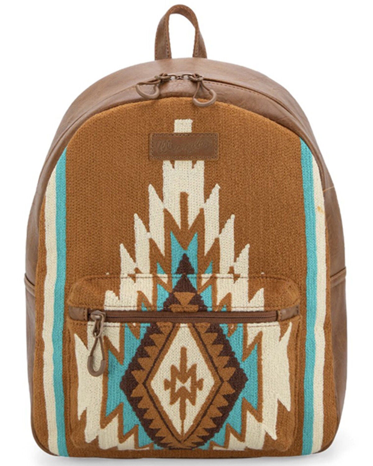 Image #3 - Wrangler Southwestern Knitted Backpack, Brown, hi-res