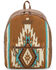 Image #3 - Wrangler Southwestern Knitted Backpack, Brown, hi-res