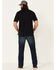 Hawx Men's Dark Wash Indigo Stretch Straight Leg Work Jeans , Indigo, hi-res