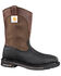 Image #1 - Carhartt Men's Wellington Work Boots - Steel Toe, Black, hi-res