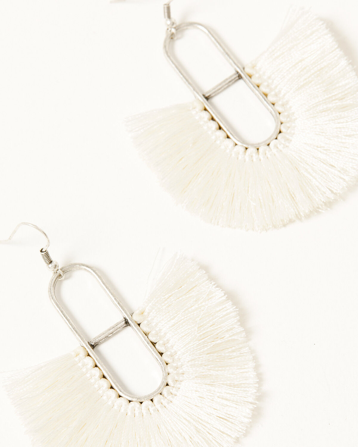 Image #2 - Shyanne Women's Luna Bella Fringe Earrings, Cream, hi-res