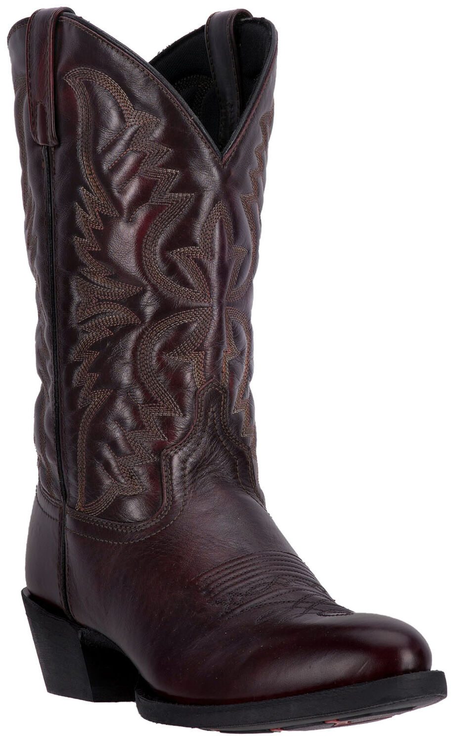 Image #2 - Laredo Men's Birchwood Western Boots - Round Toe, Black Cherry, hi-res