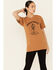 Ali Dee Women's Camel Howdywood Graphic Short Sleeve Tee , Camel, hi-res