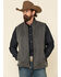 Outback Trading Co. Men's Black Loxton Vest , Black, hi-res