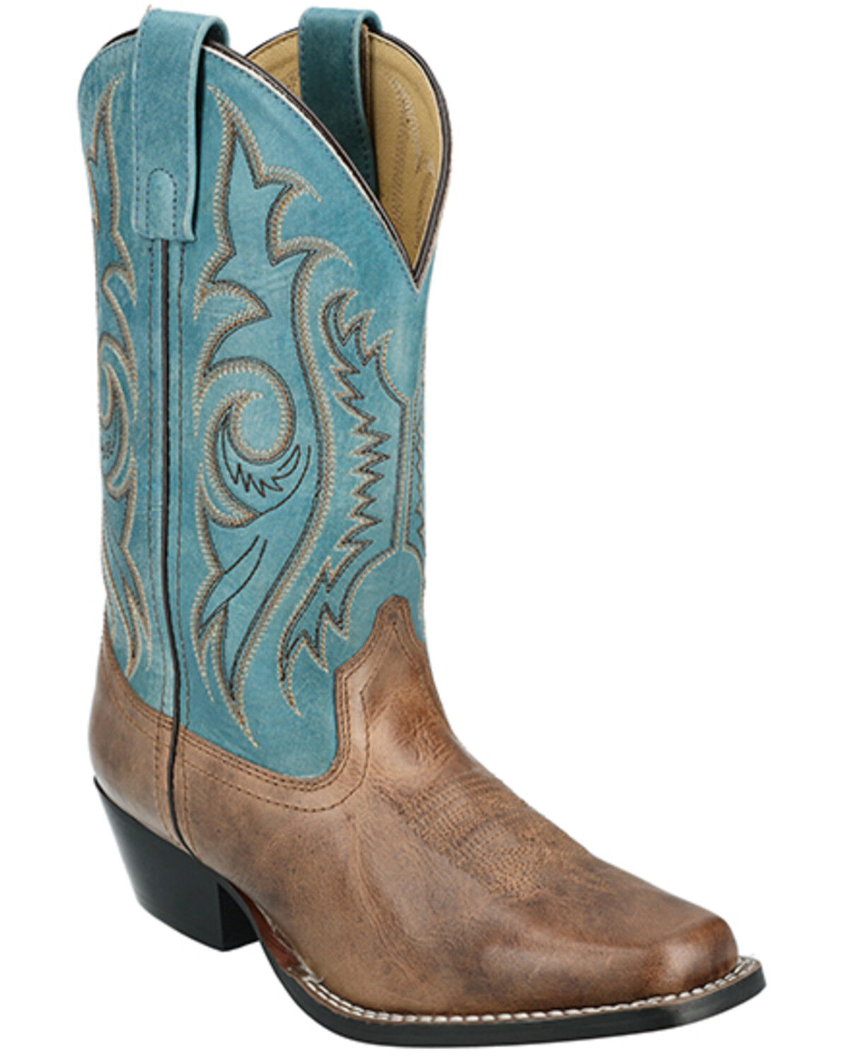 Image #1 - Smoky Mountain Women's Victoria Western Boots - Snip Toe, Brown, hi-res