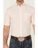 Image #3 - Rough Stock by Panhandle Men's Pinstripe Short Sleeve Button Down Western Shirt , Orange, hi-res