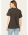 Image #4 - Girl Dangerous Women's Steer Head Rose Relaxed Short Sleeve Graphic Tee, Black, hi-res