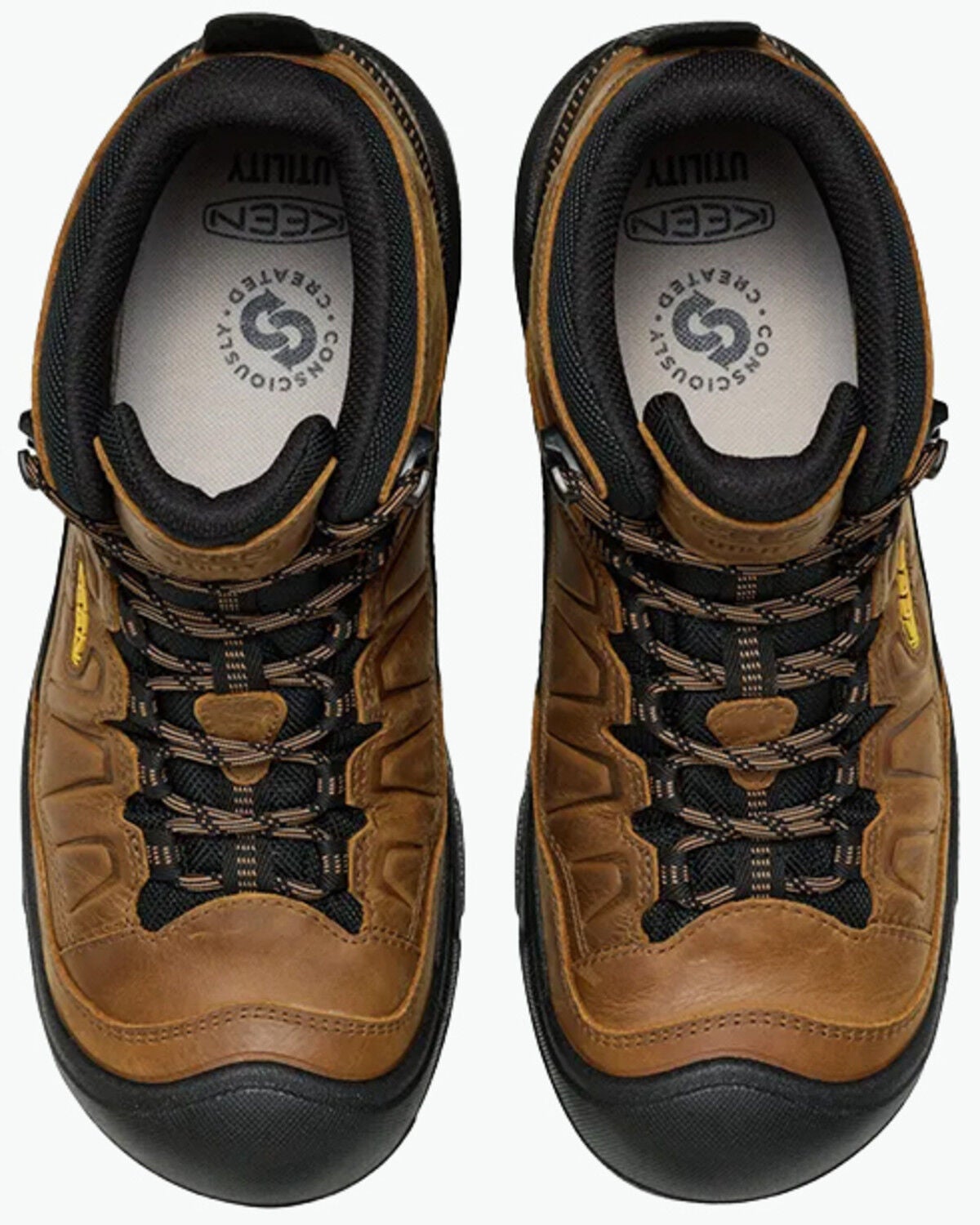 Image #4 - Keen Men's Targhee IV Waterproof Work Boots - Soft Toe, Brown, hi-res
