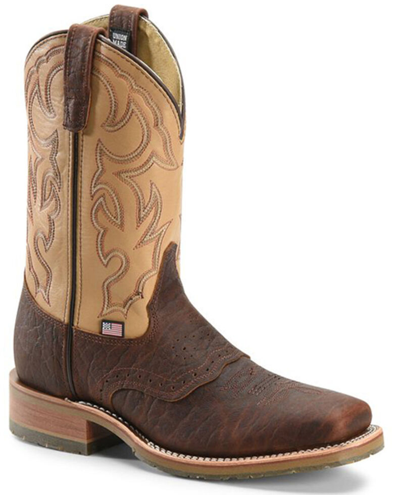 Double H Ice Oak Saddle Work Boots Steel Toe Country Outfitter