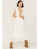 Image #4 - Molly Bracken Women's Lace Trim Midi Dress, White, hi-res