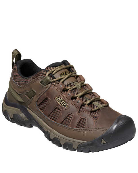Image #1 - Keen Men's Targhee Vent Hiking Boots - Soft Toe, Brown, hi-res